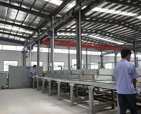 trapezoidal shearing machine photo