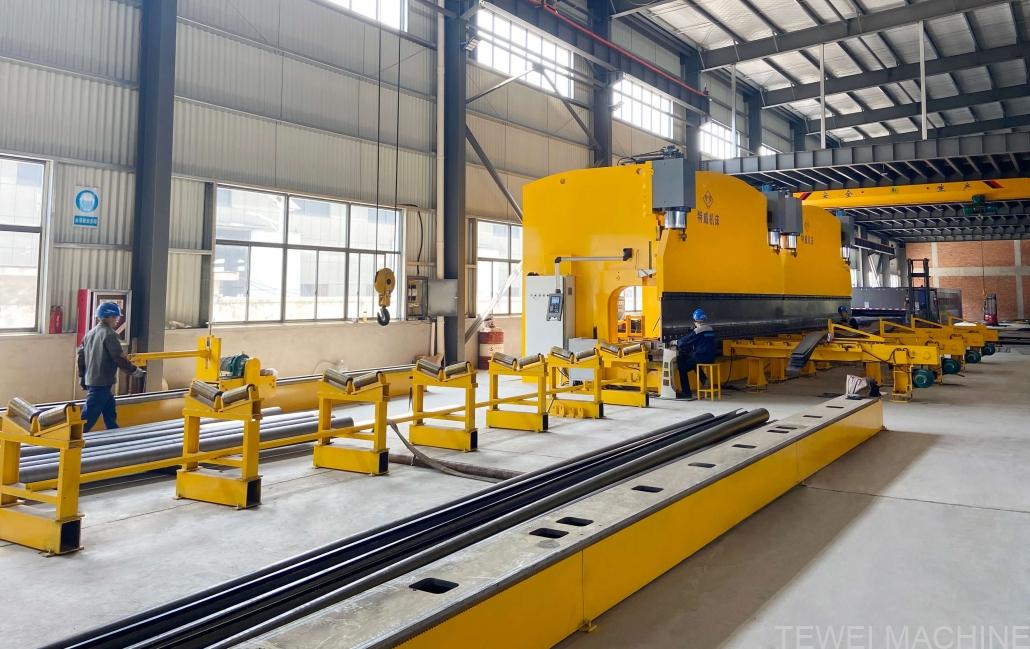 china light poles production line